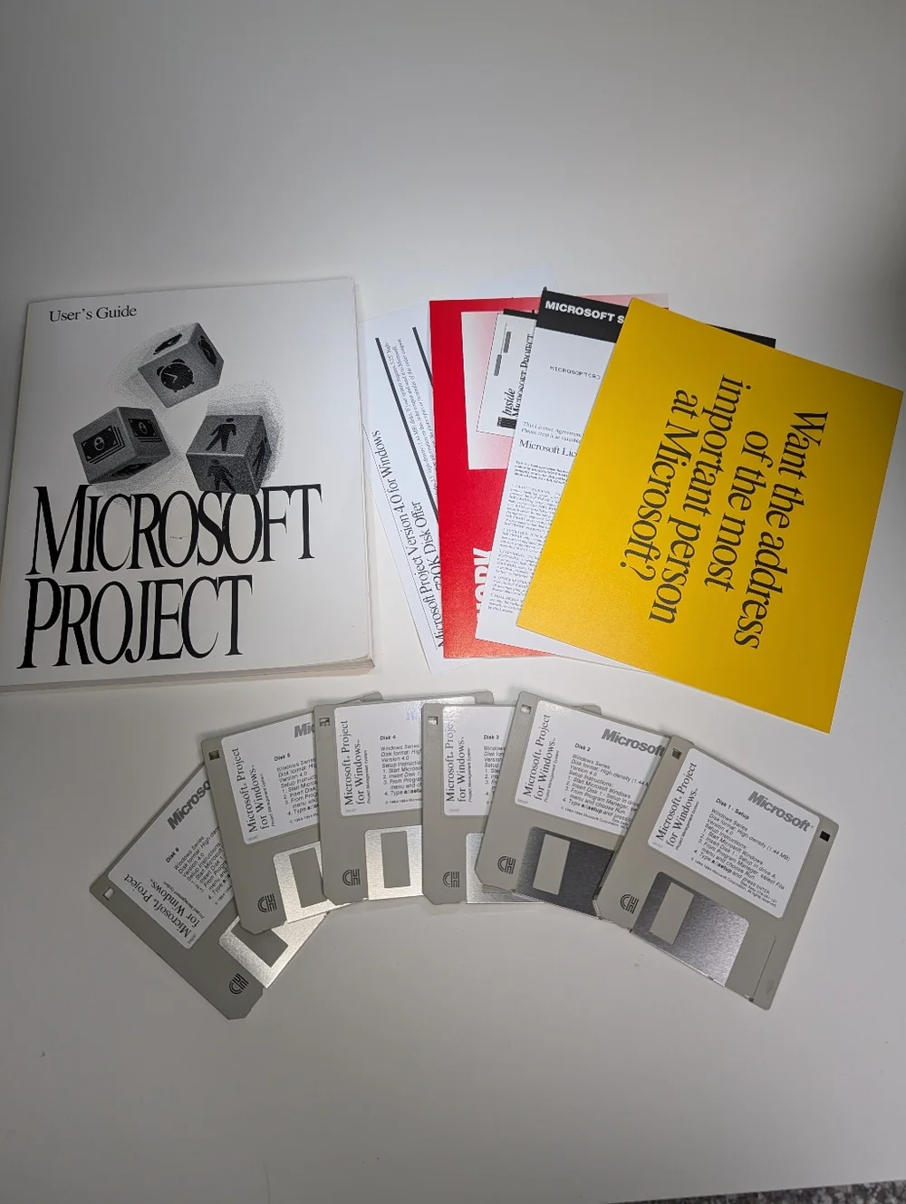 Windows Microsoft Project v4.0 Vintage Software 3.5